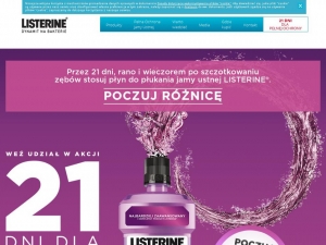 Higiena jamy ustnej z produktami Listerine