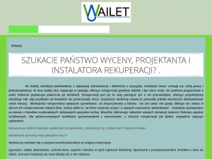 Sprawna instalacji systemów rekuperacji